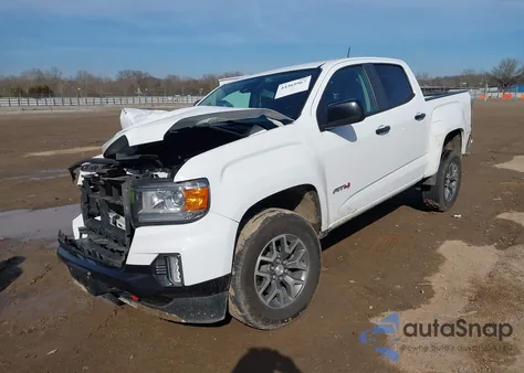 2021 GMC Canyon 4Wd Short Box At4 - Cloth из США, поврежденный, VIN 1GTP6FE15M1282816